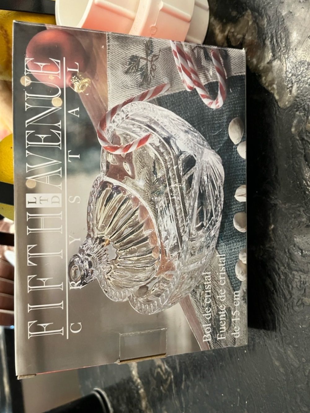 Crystal Clear Candy Dish with Lid